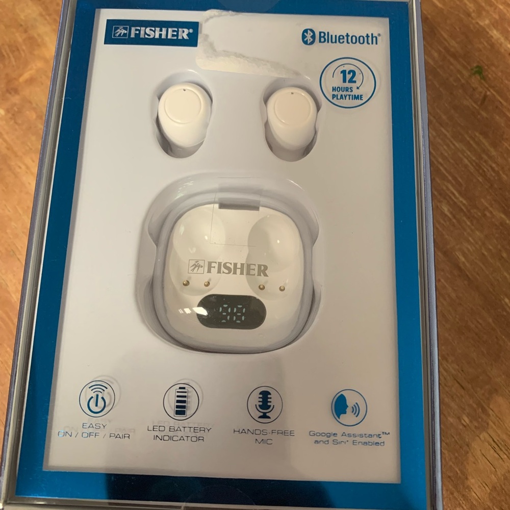 Fisher air wireless earphones- any purchase today comes with free gift from me!😊